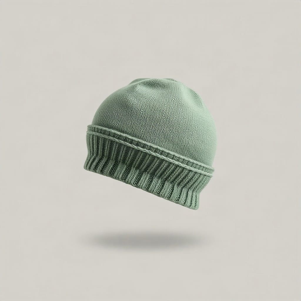 ROHSTOFF Feinstrick Beanie kurz